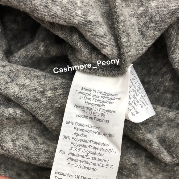 Madewell Heather Gray Crewneck Thong Bodysuit - Picture 9 of 12